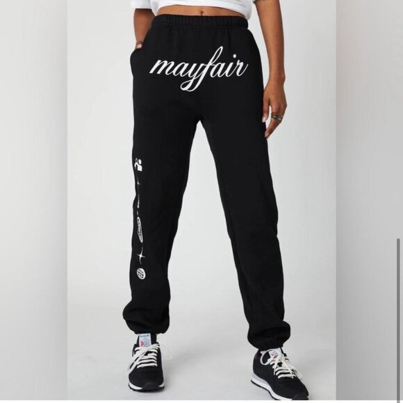 THE MAYFAIR GROUP - "HUMAN CONNECTION" FLEECE SWEATPANTS - Picture 1 of 9